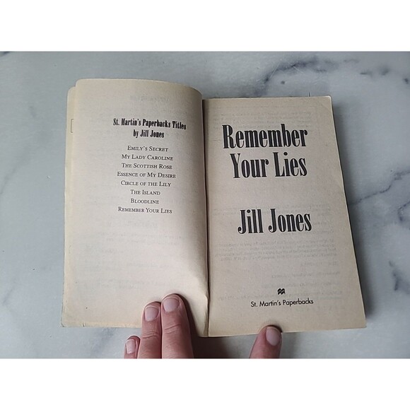 Remember Your Lies by Jill Jones (2001, Mass Market) - Picture 3 of 10